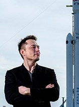 Picture of Elon Musk, CEO of Tesla and SpaceX